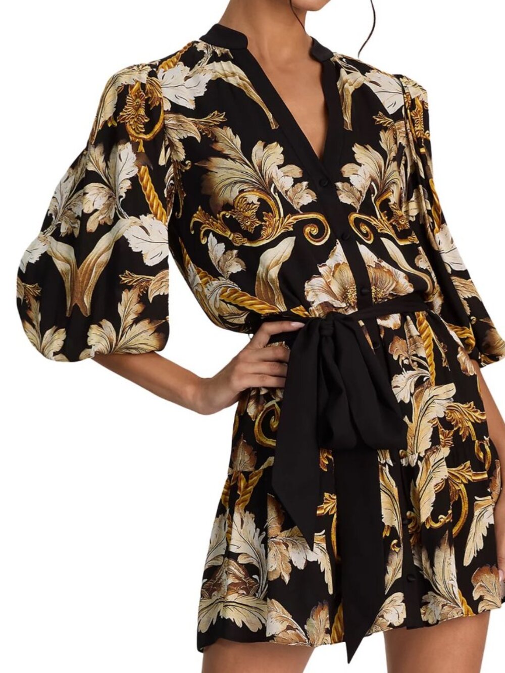 Alice and Olivia Antoinette Mini Shirt Dress